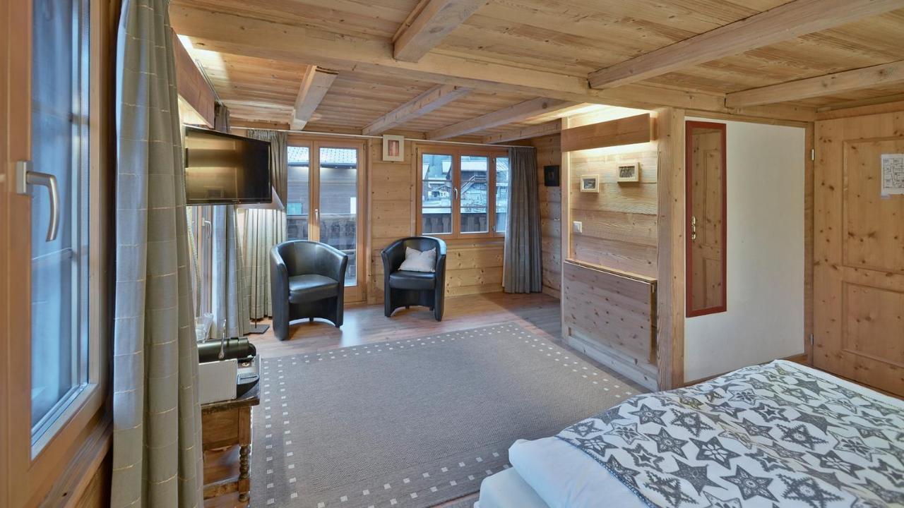 Hotel Restaurant Les Lilas Les Diablerets Bagian luar foto
