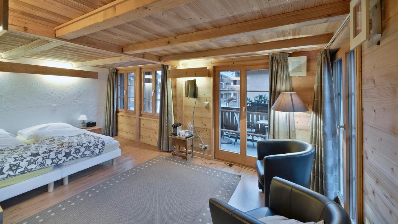 Hotel Restaurant Les Lilas Les Diablerets Bagian luar foto