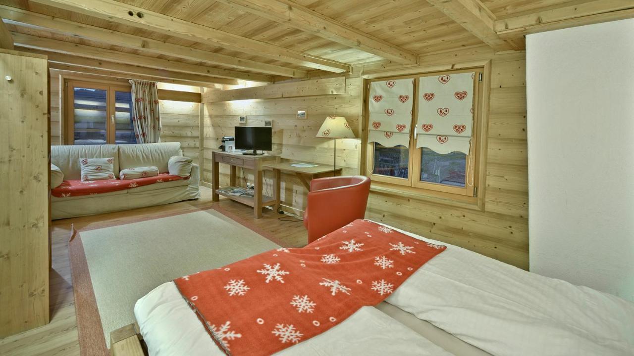 Hotel Restaurant Les Lilas Les Diablerets Bagian luar foto